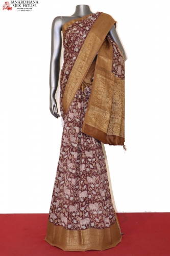 Exclusive Pure Cotton Chanderi Saree